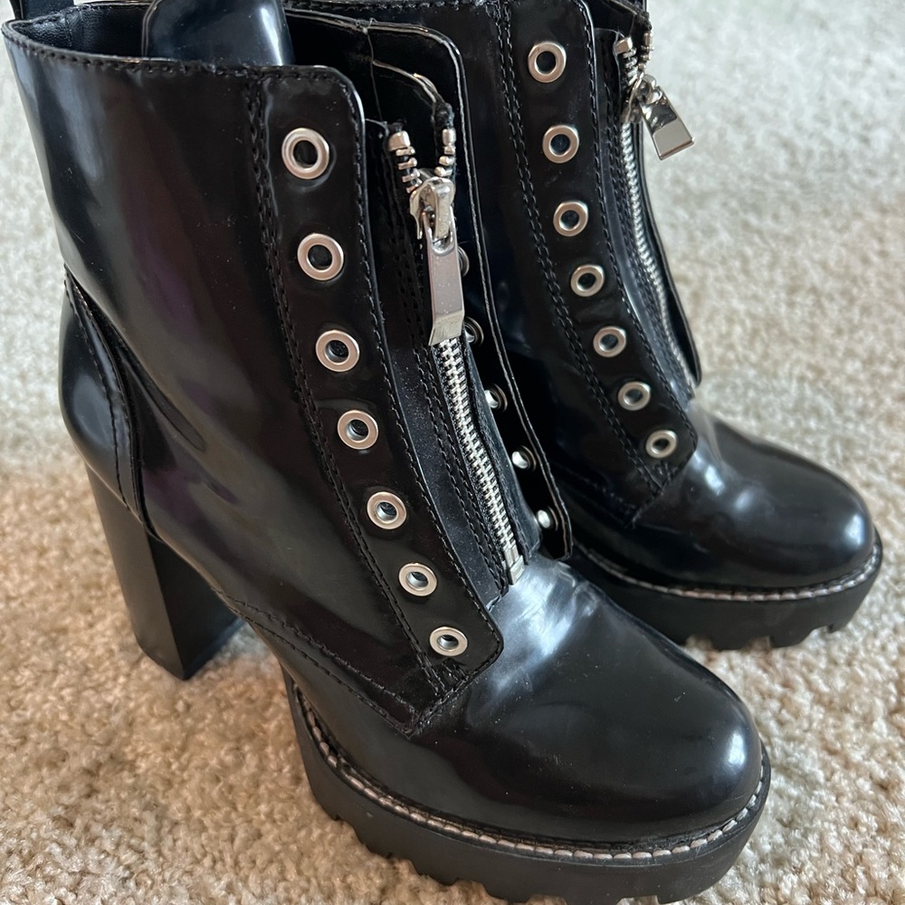 Zara heeled boots